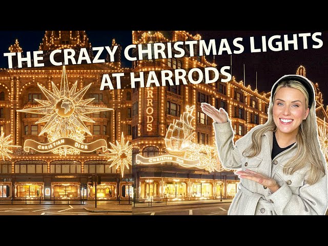 HARRODS CRAZY CHRISTMAS DIOR DECORATIONS | Vlogmas 2022