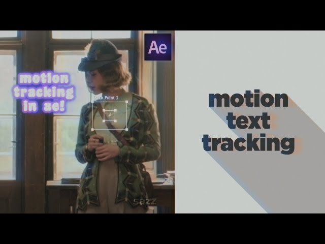 EASY text tracking | after effects tutorial