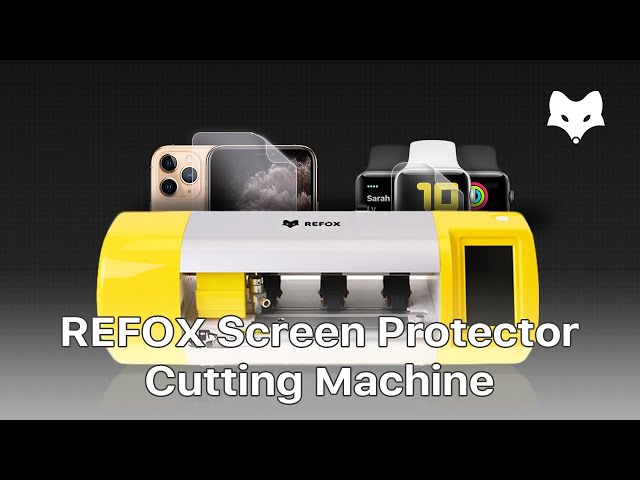 REFOX Screen Protector Cutting Machine - Make A Screen Protector In 15 Seconds
