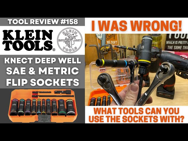 Klein Tool KNect Deep Well Sockets 65239  - I WAS WRONG in the Tool Haul Video #klein #tools #review