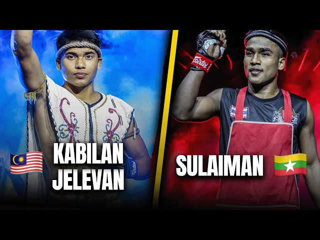 Muay Thai Mayhem 😤 Jelevan vs. Sulaiman I & II | Full Fight Replays