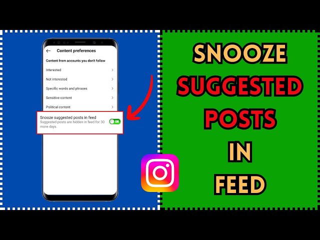 Snooze Suggested Posts in Feed || How to Enable Snooze Suggested Posts in Feed on Instagram (2024)