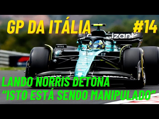FÓRMULA 1 (AO VIVO) COM IMAGENS - CORRIDA COMPLETA – GP DA ITALIA - F1 MANAGER 23 - PC #14
