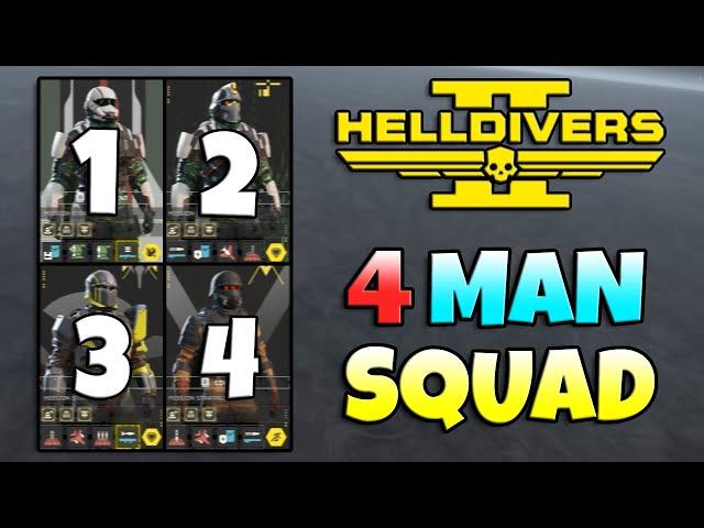 INCREDIBLE 4 Man Squad Vs Level 7 Automatons In Helldivers 2 (Loadouts Explained)