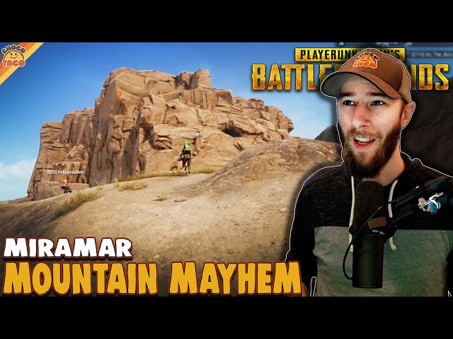 Miramar Mountain Mayhem ft. Quest, Reid, & HollywoodBob - chocoTaco PUBG Squads Gameplay