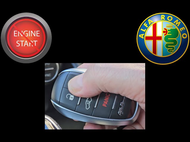 Replace the battery in the new Alfa Romeo key fob.