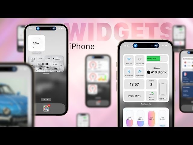 Les Meilleurs WIDGET iPhone - ( iOS 16)