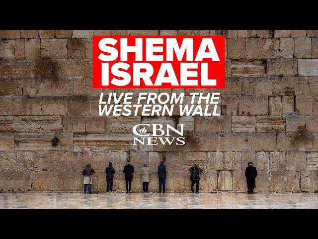 Live Prayer at the Western Wall: Ancient Prayer for God's Help in the Current War