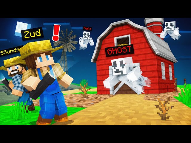 Finding a Haunted Farm in Minecraft... (Phasmophobia)