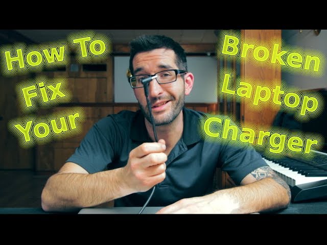 DIY How to fix a broken laptop charger cable (full repair)
