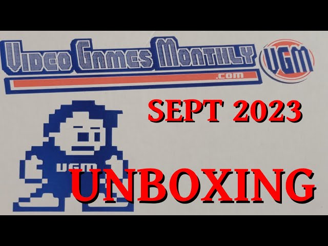 September 2023 Video Games Monthly Unboxing