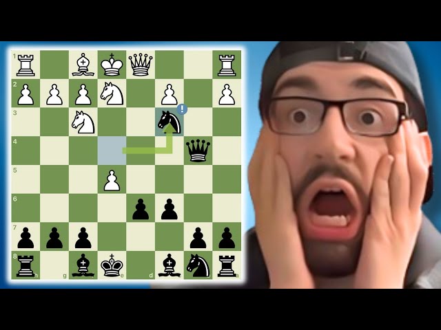 Insane Chess Combination During a Blitz Game!!!