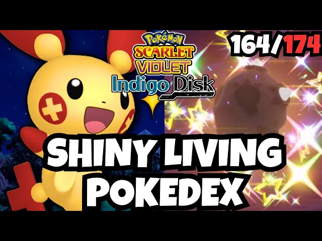 🔴The FINAL Countdown! Pokemon Indigo Disk ✨SHINY Living Dex 164/174✨