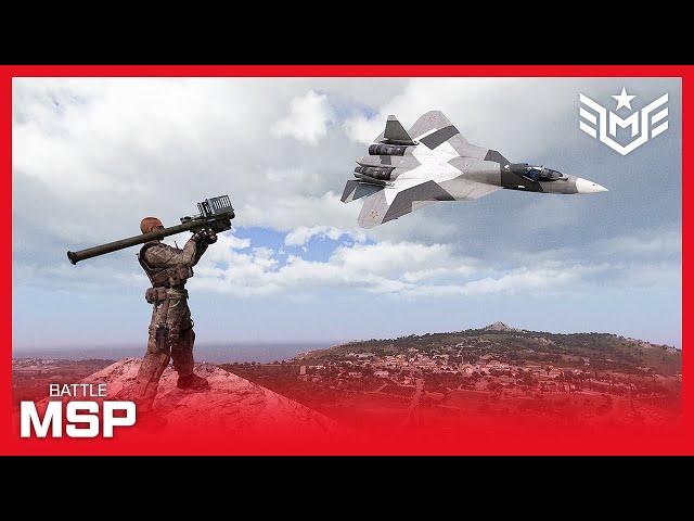 Video of Ukrainian Stinger Missile Shooting Down Russian Fighter Jets - Arma 3