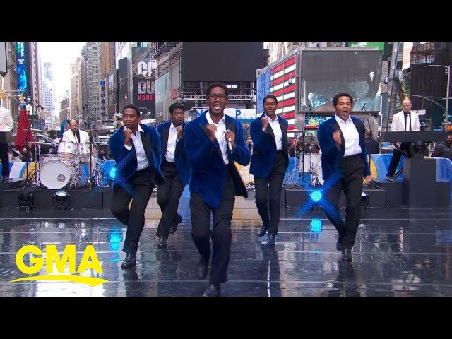 Cast of Broadway’s ‘Ain’t Too Proud’ performs medley of The Temptations l GMA