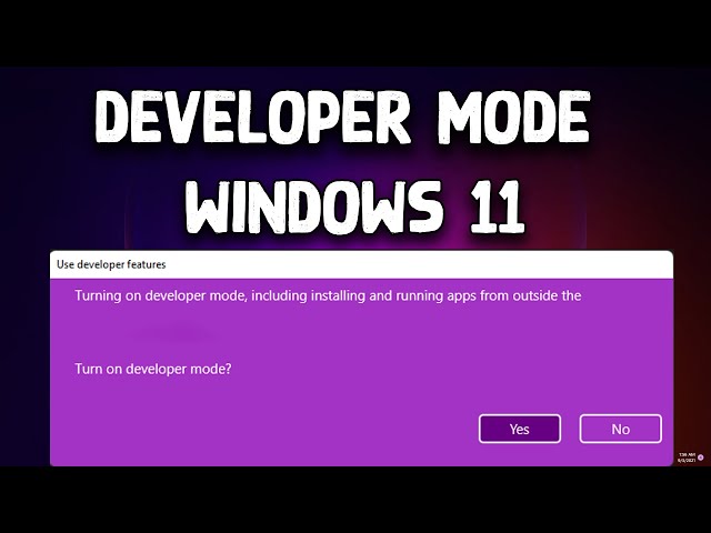 How To Enable/Disable Developer Mode in Windows 11