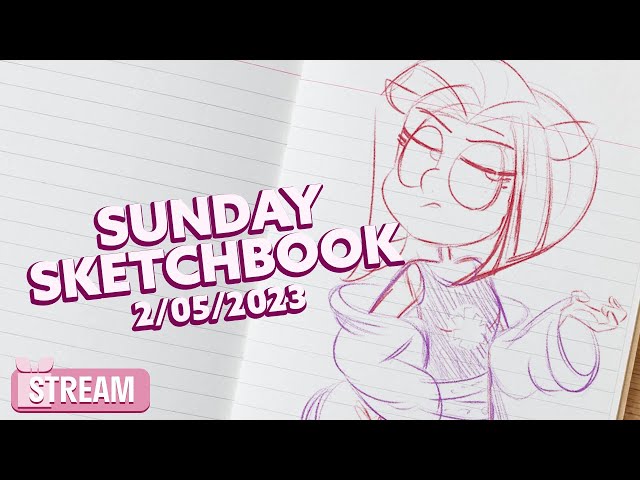 no effort today. pony time. | Sunday Sketchbook! (2/05/2023)