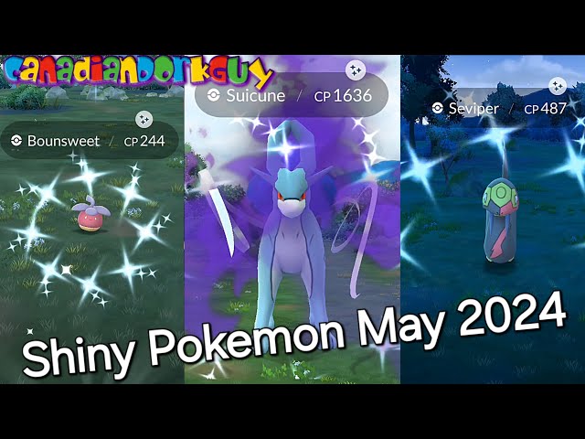 Shiny Pokemon Caught in May 2024 - Pokemon Go