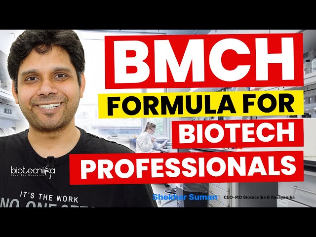 The "BMCH" Formula For Biotech Professionals - Its a MUST WATCH!