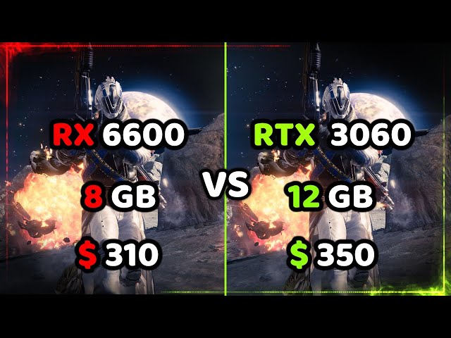RX 6600 vs RTX 3060 - Test in Top 10 Games - 2023