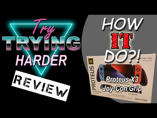 TTH Review #10: Proteus X3 Joy-Con Grip #ad #unboxing #review #switch #controller #videogames #vlog