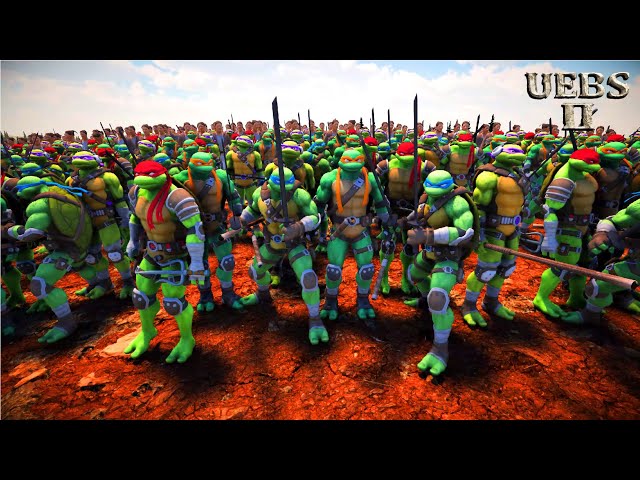 Epic Showdown: Jedi Knights and Ninja Turtles vs Massive Anubis | Ultimate Epic Battle Simulator 2