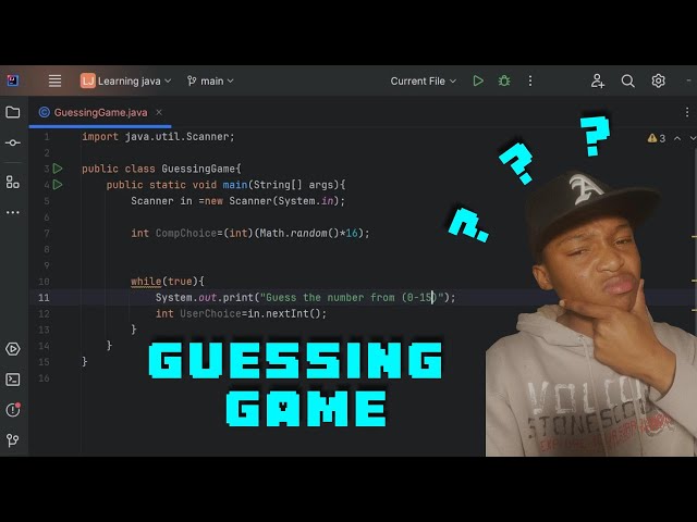Creating a guessing game in java|| Beginner in java