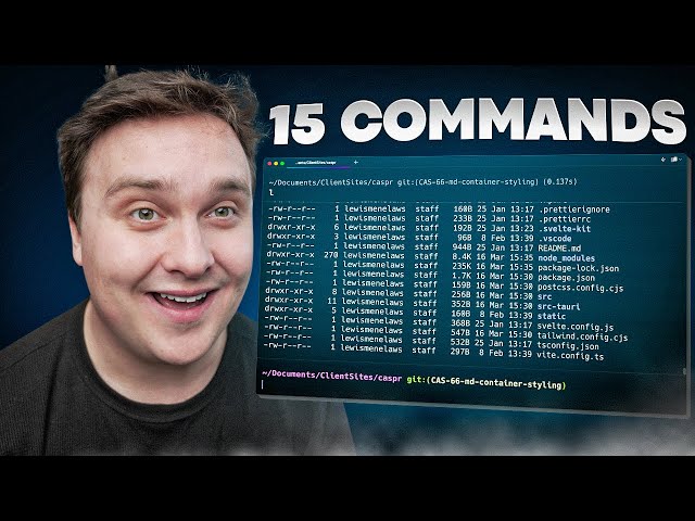 15 Terminal Commands that will BOOST your Productivity