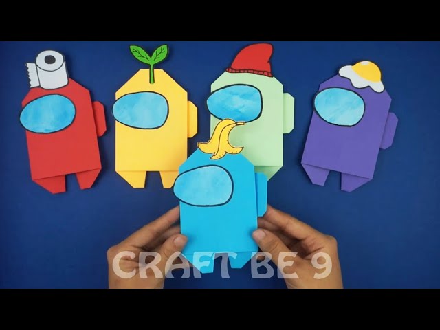 Tutorial Origami AMONG US | How to make cute Among Us