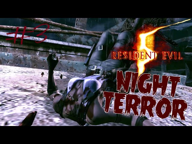Resident Evil 5 - Night Terror Co-op #3 Doei Hoofd