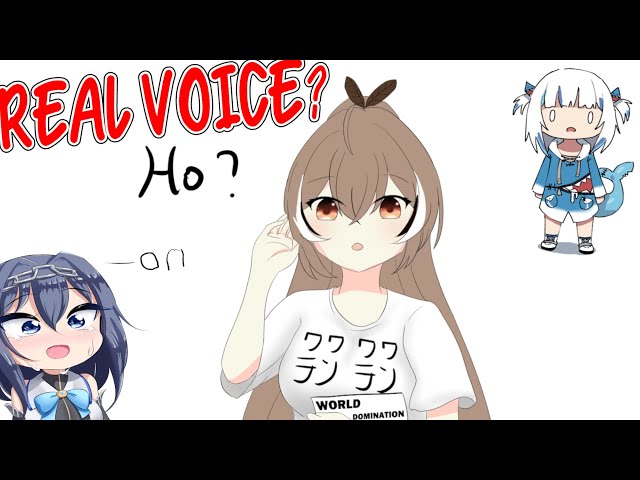MUMEI'S "REAL VOICE" IS TOO CUTE! (Mumei's handsome / Ikemen voice) [HOLOLIVE EN]