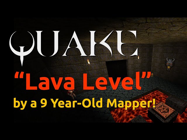 A 9 Year-Old made this Quake map! (Way more fun than my first map!)