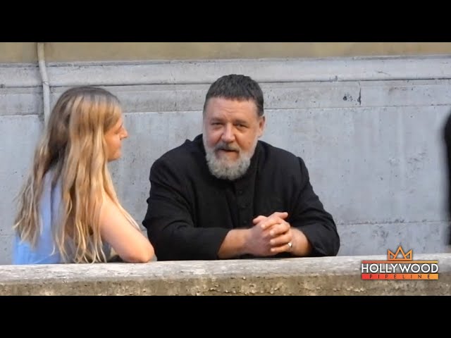 Russell Crowe films The Pope's Exorcist