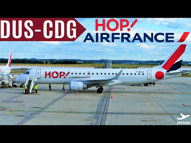 HOP ! by AIR FRANCE TRIPREPORT | Düsseldorf - Paris Charles de Gaulle | Embraer 190 | AF 1007 | HD