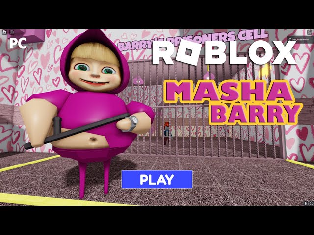 [🎀NEW!] MASHA BARRY PRISON RUN! (Obby)(Update) _ (Full Gameplay PC) #roblox