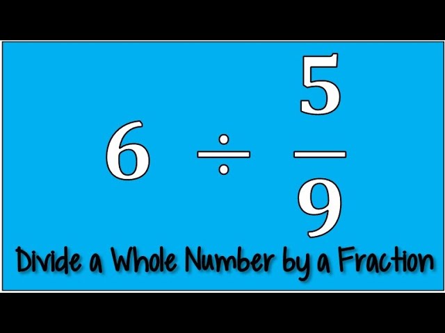 How to Divide a Whole Number by a Fraction | Dividing Fractions