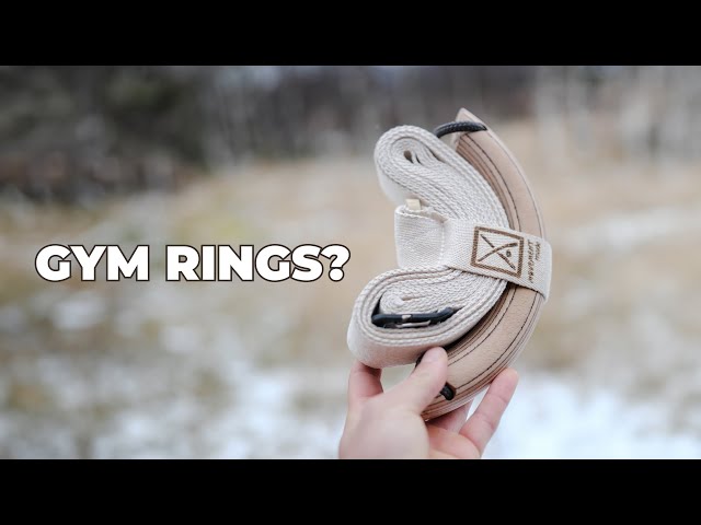 The Minimalist Gym Rings - Travel friendly gymnastics rings