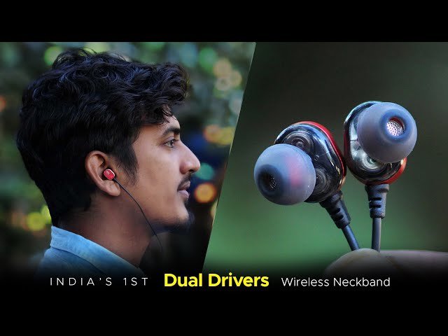 Fingers Chic Dual D Bluetooth Wireless Neckband Earphones | Unboxing and Review | Tech Mumbaikar!🔥