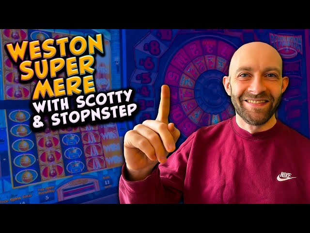 ARCADE JACKPOTS!! A Day On The Slots With Stop and Step & Fruity Slots!!