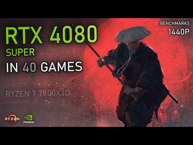 RTX 4080 Super - 40 GAMES Tested at 1440P | Ray Tracing, DLSS 3.5 & More!