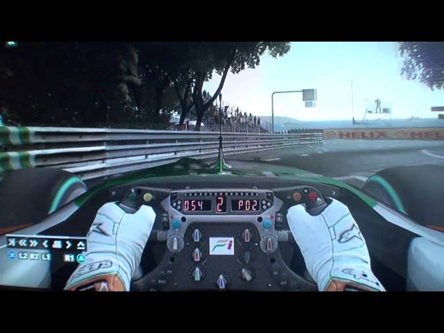 F1 2010 Monaco - Battle against Mark Webber