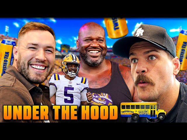 Taylor Lewan & Will Compton Become Best Friends With Shaquille O'Neal At LSU