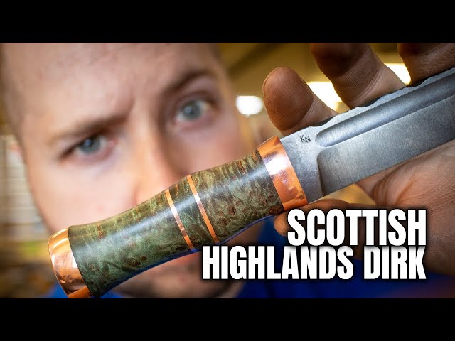 Building the Scottish "Dirk" Dagger Knife!