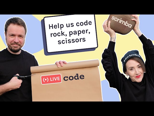 Live-code a Rock, Paper, Scissors game with us | JavaScript, CSS, HTML