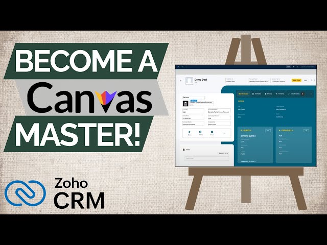 Canvas View Tutorial for Zoho CRM
