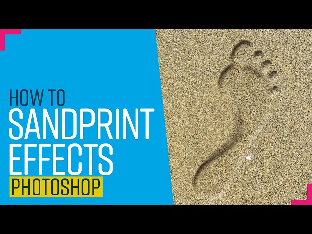 Create realistic sand prints in Photoshop