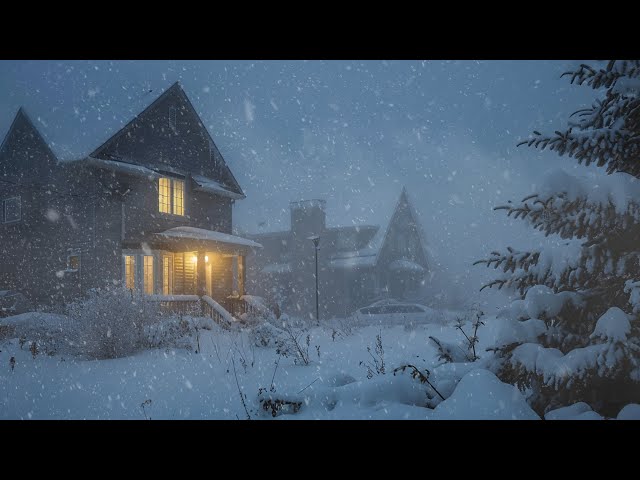Blizzard Wind Sounds for Sleep Therapy | Relaxation, Natural Insomnia Remedy, Mindful Sleep