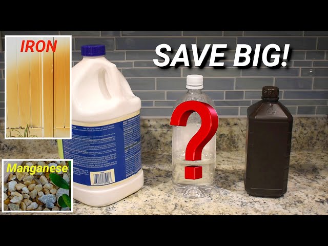 DIY Iron & Manganese Stain Remover For Well Water Sprinkler(SAVE $$)