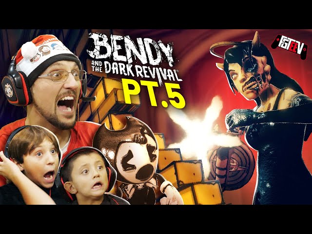 Alice Angel Shots Fired! Bendy and the Dark Revival CHAPTER 5 Gameplay || FGTeeV