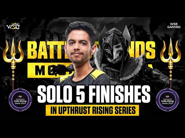 Solo 5 kills in ​⁠@upthrustesports rising series | Match highlights | WSB Arman 💛📈